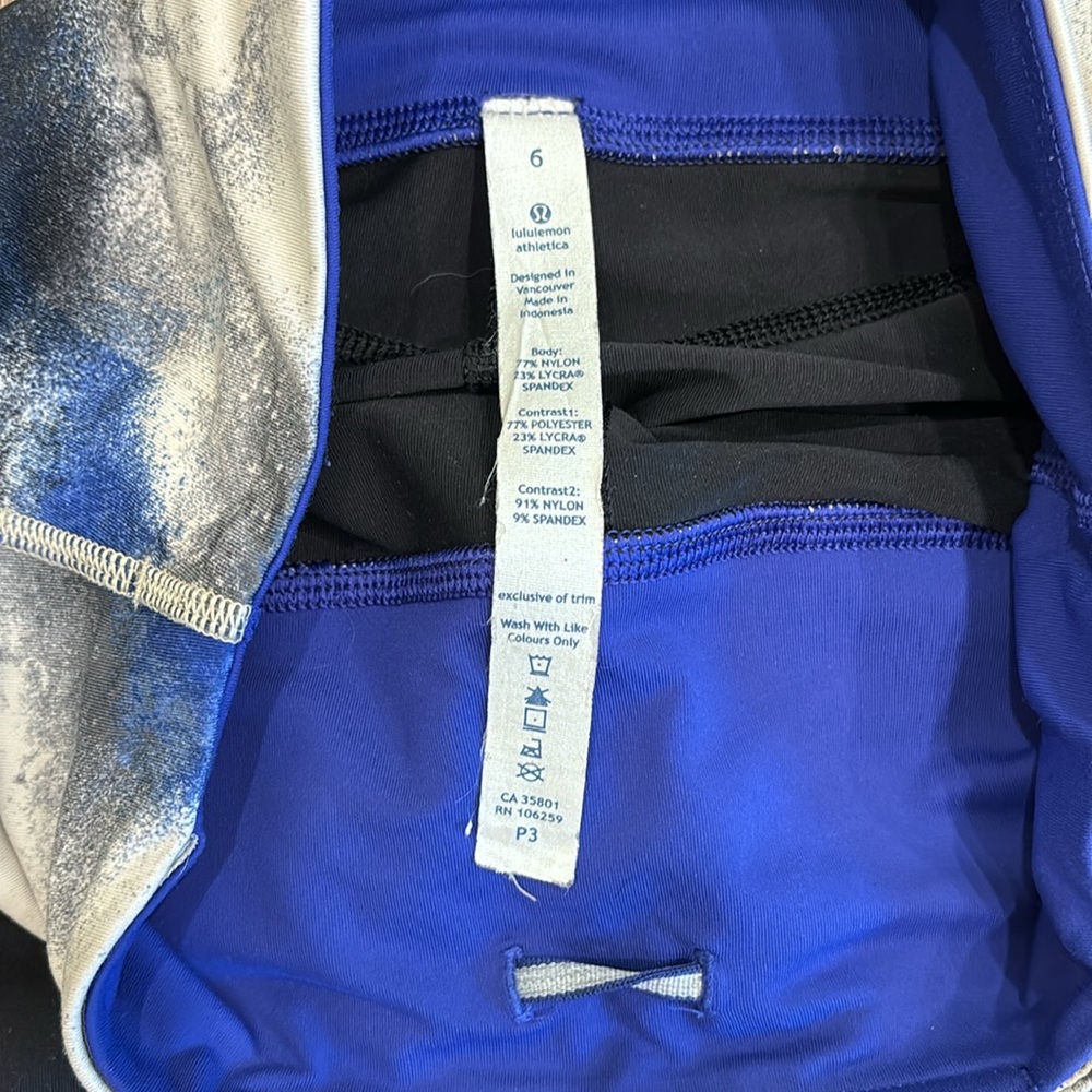 Lululemon capri leggings. Size 6. - Picture 2 of 9